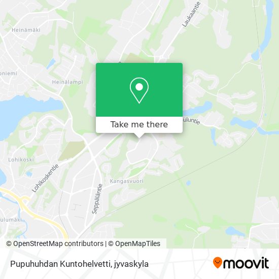 Pupuhuhdan Kuntohelvetti map