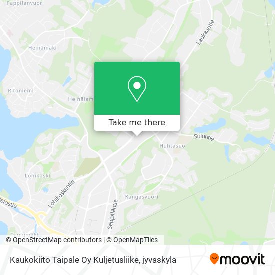Kaukokiito Taipale Oy Kuljetusliike map