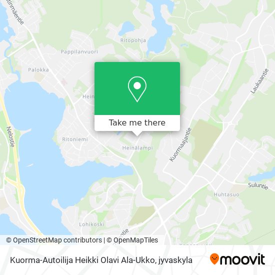 Kuorma-Autoilija Heikki Olavi Ala-Ukko map