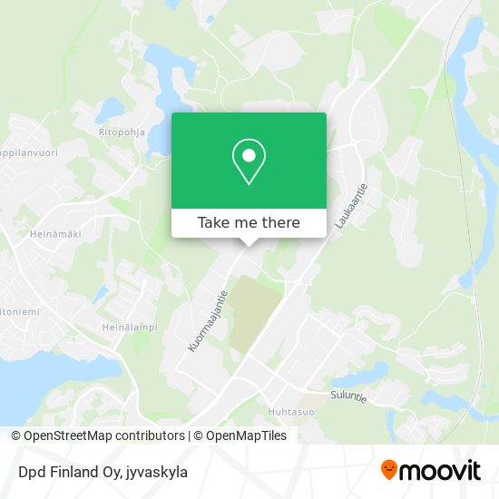 Dpd Finland Oy map