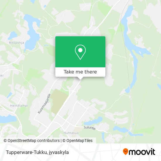 Tupperware-Tukku map