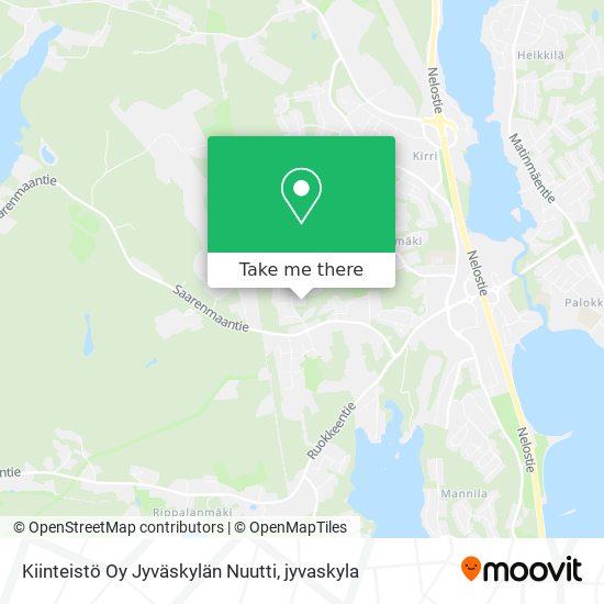 Kiinteistö Oy Jyväskylän Nuutti map