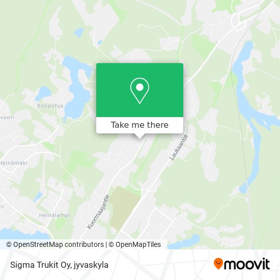 Sigma Trukit Oy map
