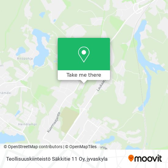 Teollisuuskiinteistö Säkkitie 11 Oy map