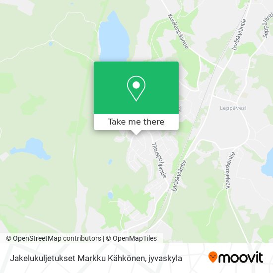 Jakelukuljetukset Markku Kähkönen map