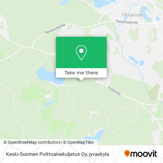 Keski-Suomen Polttoainekuljetus Oy map