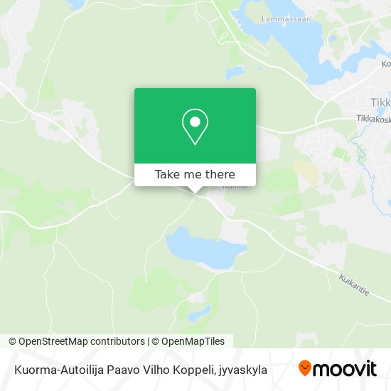 Kuorma-Autoilija Paavo Vilho Koppeli map