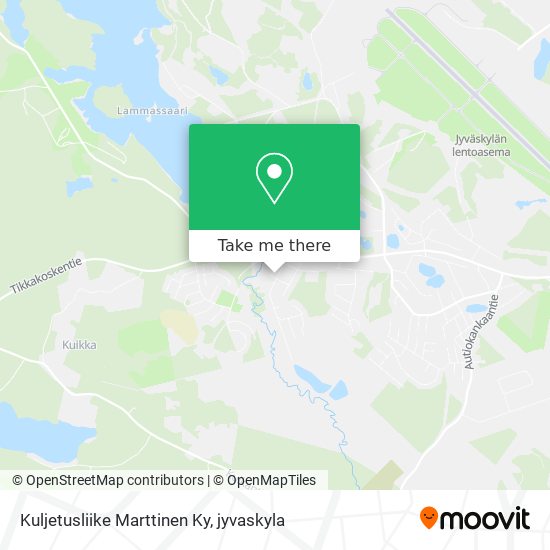 Kuljetusliike Marttinen Ky map