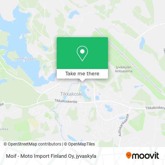 Moif - Moto Import Finland Oy map