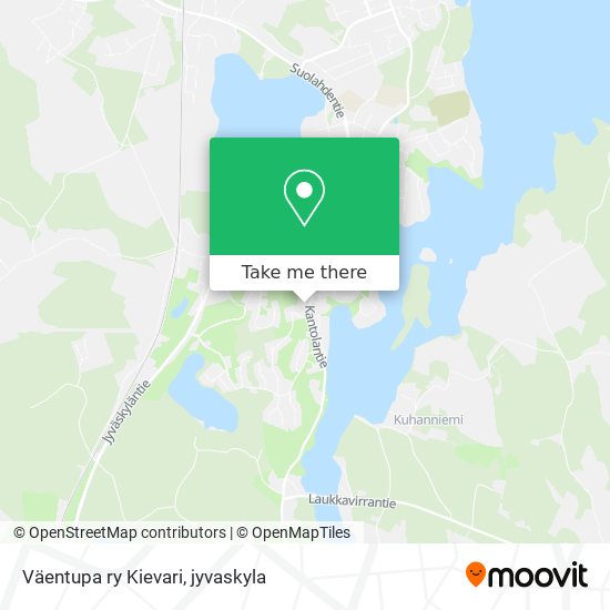 Väentupa ry Kievari map