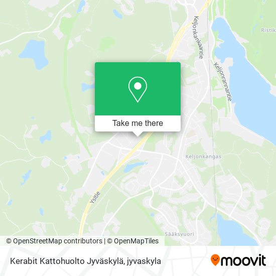 Kerabit Kattohuolto Jyväskylä map
