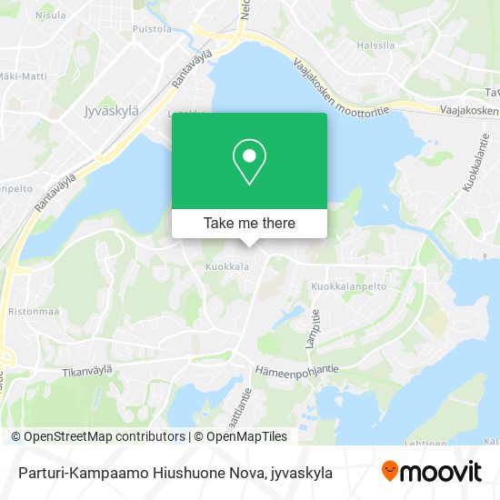 Parturi-Kampaamo Hiushuone Nova map