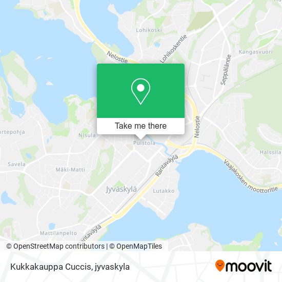 Kukkakauppa Cuccis map