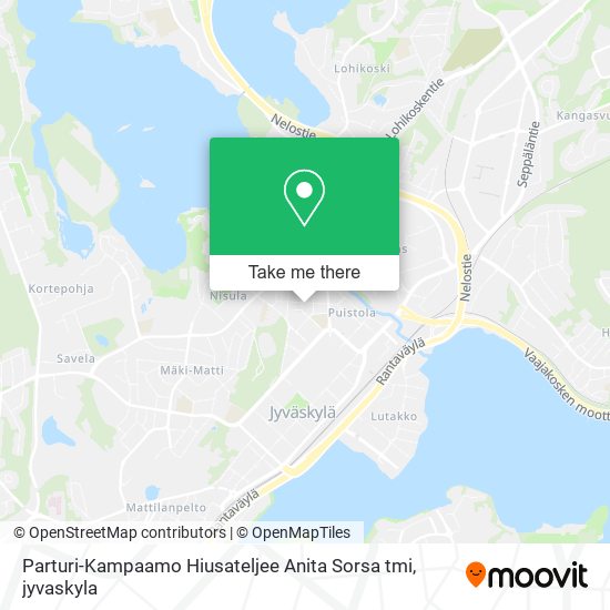 Parturi-Kampaamo Hiusateljee Anita Sorsa tmi map