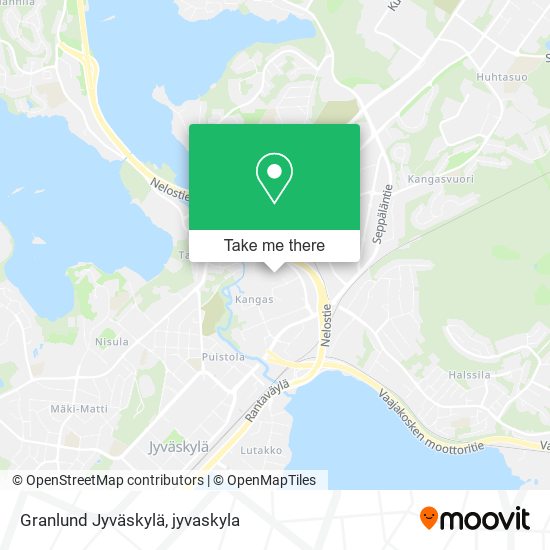 Granlund Jyväskylä map