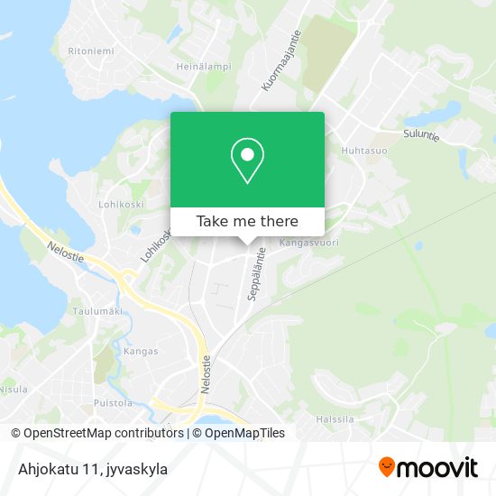 How to get to Ahjokatu 11 in Jyväskylä by Bus?