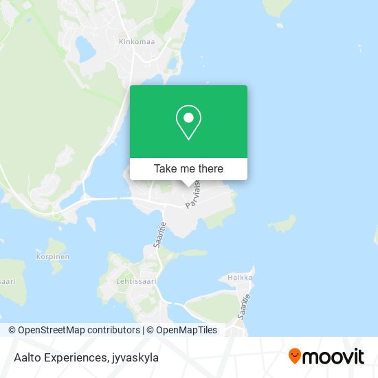 Aalto Experiences map