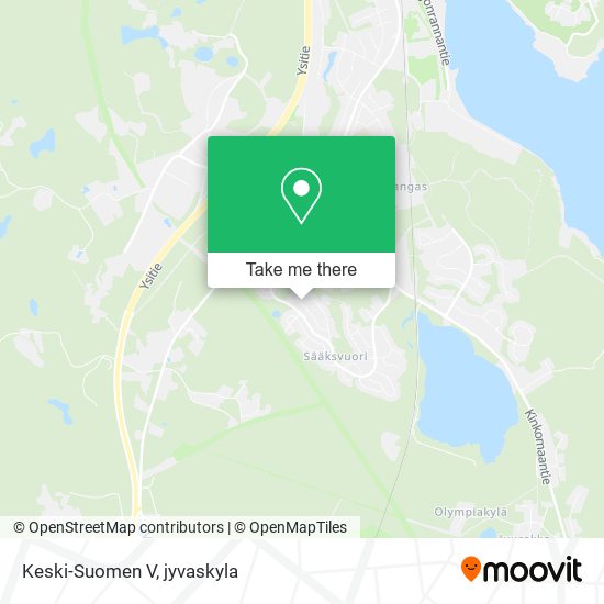 Keski-Suomen V map