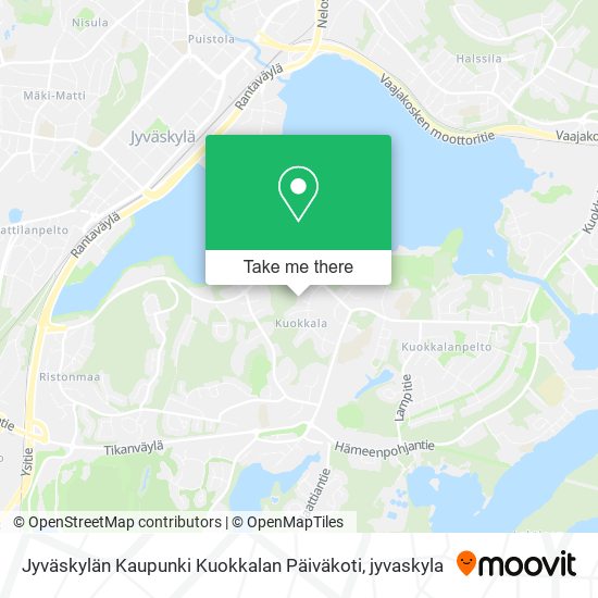Jyväskylän Kaupunki Kuokkalan Päiväkoti map