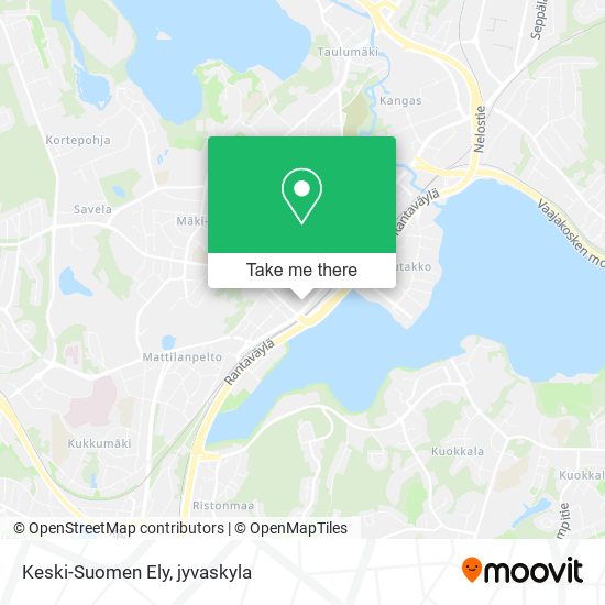 Keski-Suomen Ely map