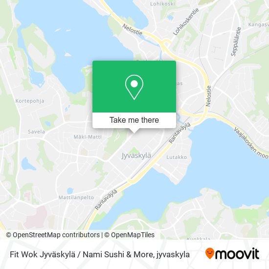 Fit Wok Jyväskylä / Nami Sushi & More map