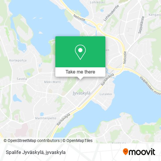 Spalife Jyväskylä map