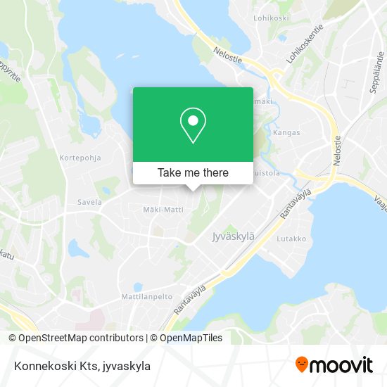 Konnekoski Kts map