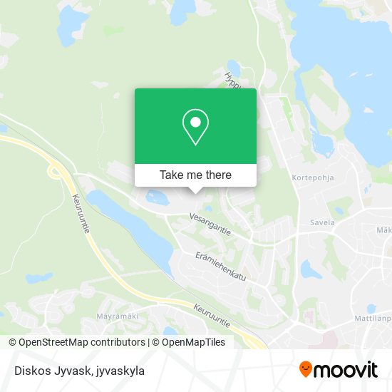 Diskos Jyvask map