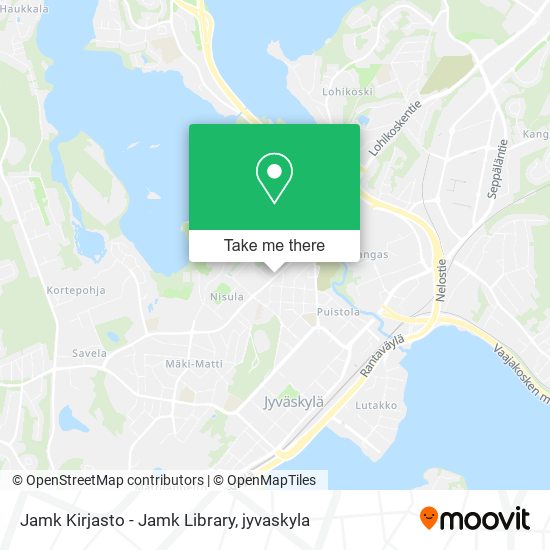 Jamk Kirjasto - Jamk Library map