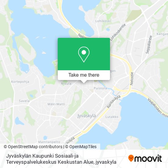 Jyväskylän Kaupunki Sosiaali-ja Terveyspalvelukeskus Keskustan Alue map