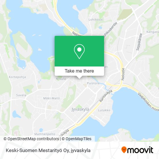 Keski-Suomen Mestarityö Oy map