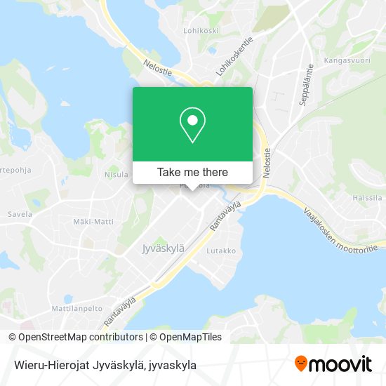 Wieru-Hierojat Jyväskylä map