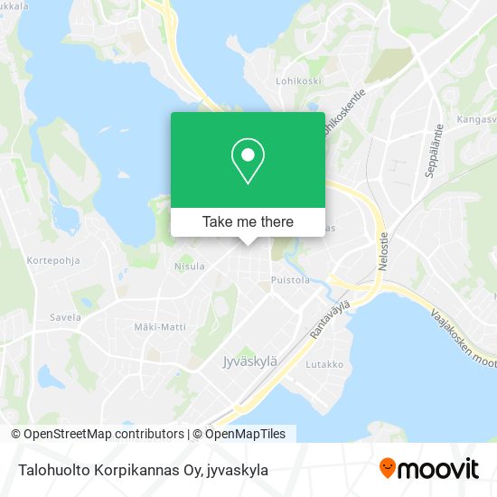 Talohuolto Korpikannas Oy map