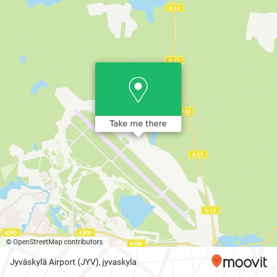 Jyväskylä Airport (JYV) map