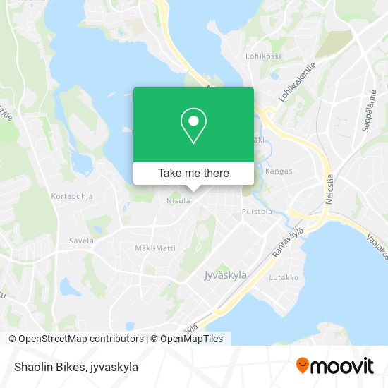 Shaolin Bikes map