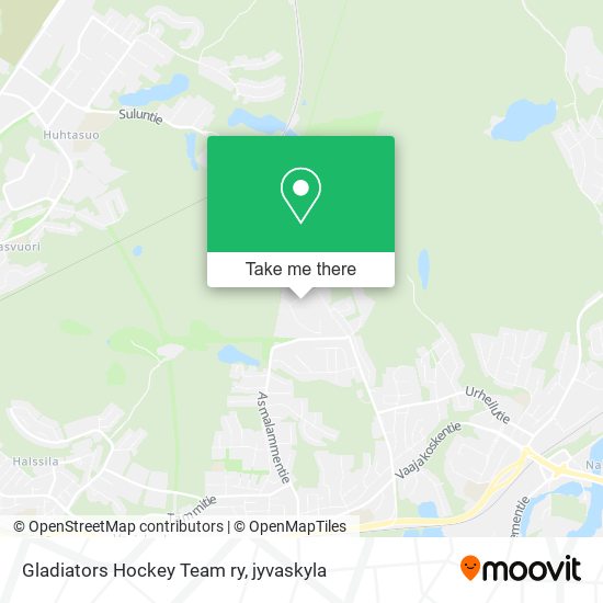 Gladiators Hockey Team ry map