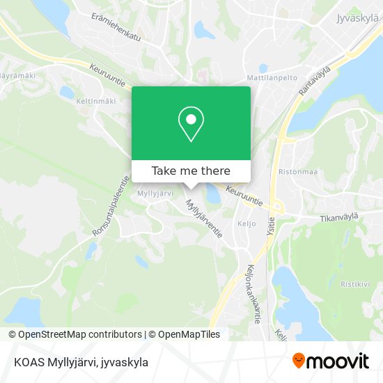 KOAS Myllyjärvi map