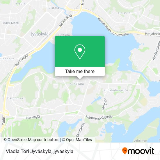 Viadia Tori Jyväskylä map
