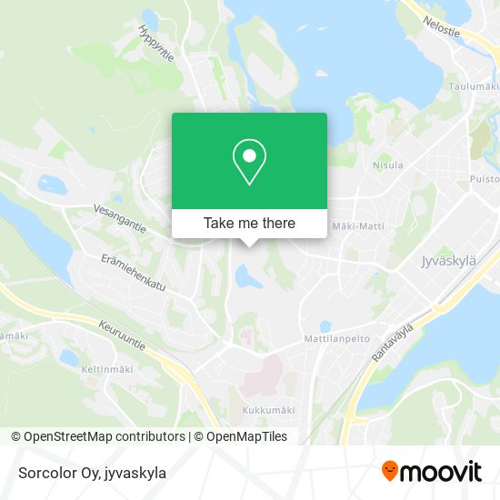 Sorcolor Oy map