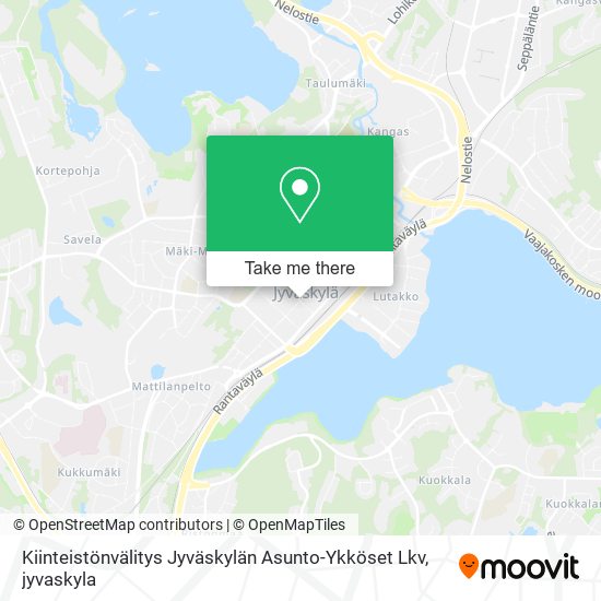 Kiinteistönvälitys Jyväskylän Asunto-Ykköset Lkv map