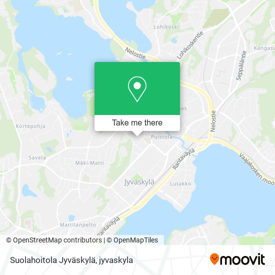 Suolahoitola Jyväskylä map