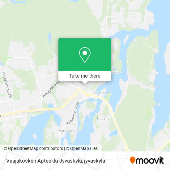 Vaajakosken Apteekki Jyväskylä map