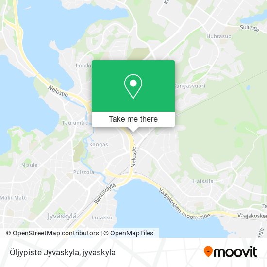Öljypiste Jyväskylä map