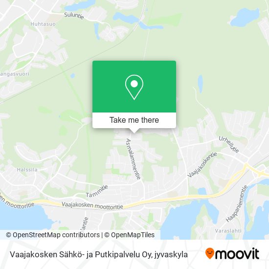 Vaajakosken Sähkö- ja Putkipalvelu Oy map