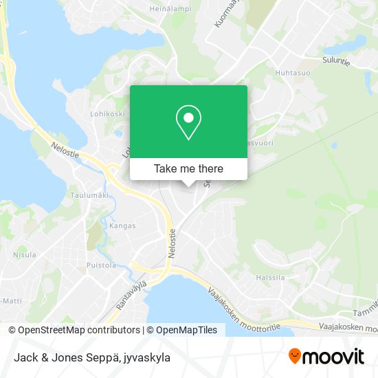 Jack & Jones Seppä map