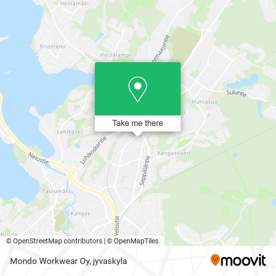 Mondo Workwear Oy map