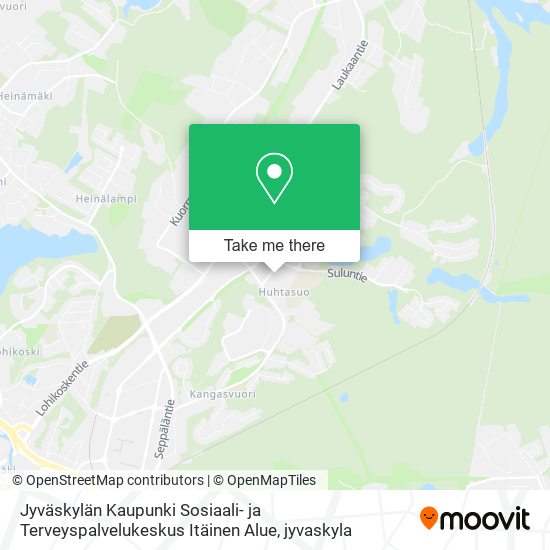 Jyväskylän Kaupunki Sosiaali- ja Terveyspalvelukeskus Itäinen Alue map