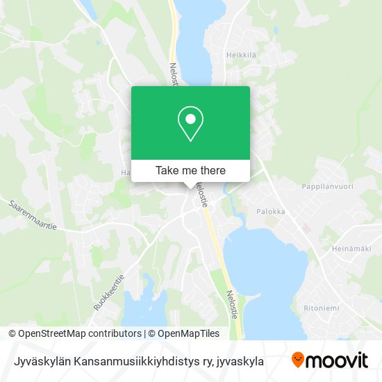 Jyväskylän Kansanmusiikkiyhdistys ry map