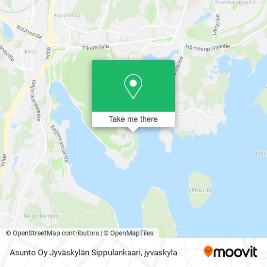 Asunto Oy Jyväskylän Sippulankaari map