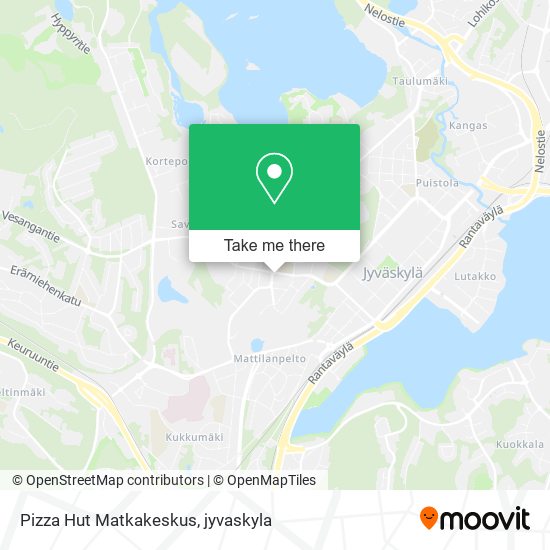 Pizza Hut Matkakeskus map